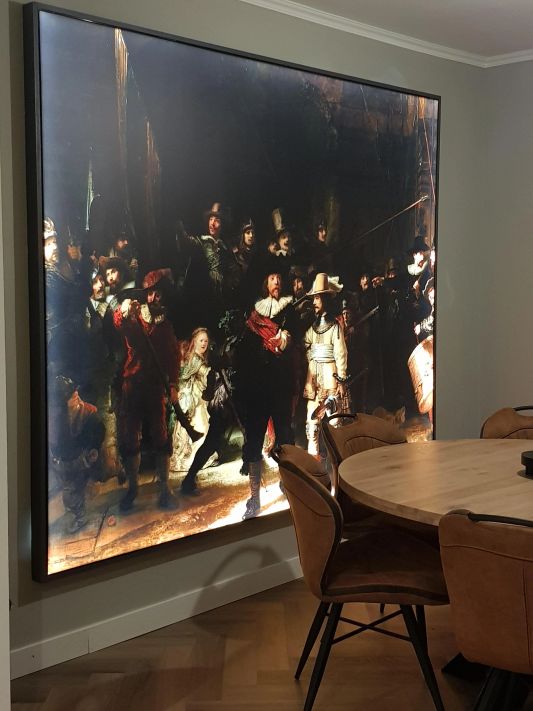 1 meter Helder Wit led strip COB met 384 leds per meter - complete set