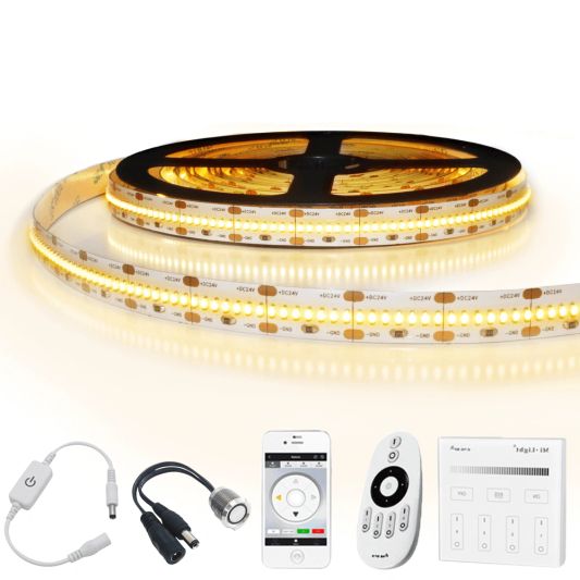 1 meter led strip Warm Wit Pro 420 - complete set