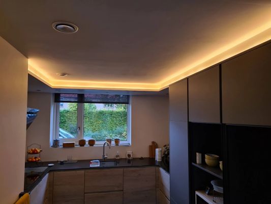 1 meter Neon Led Flex Dual White Midi recht - losse strip