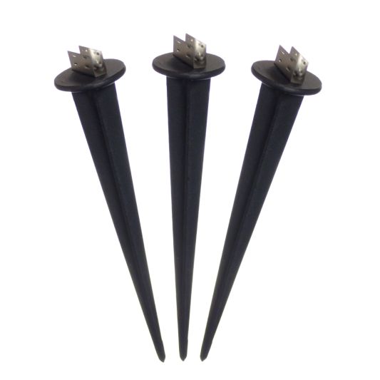 1 meter Neon LED flex Midi Recht Warm Wit - complete set neon verlichting met grondspiezen