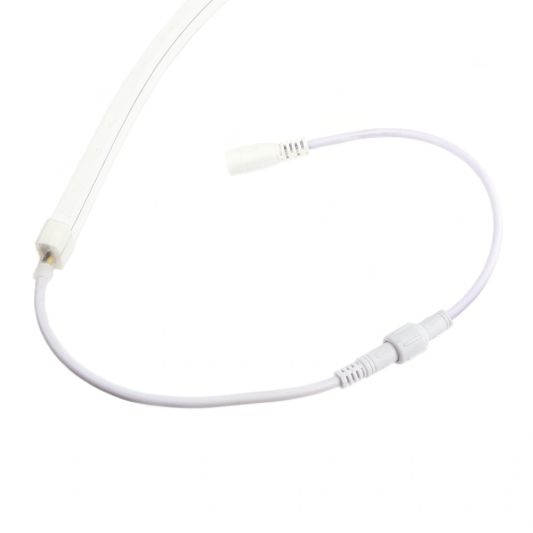 1 meter Neon Led Flex Warm Wit Midi recht - losse strip