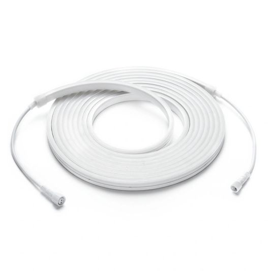 8 meter Neon Led Flex Warm Wit Midi recht - losse strip