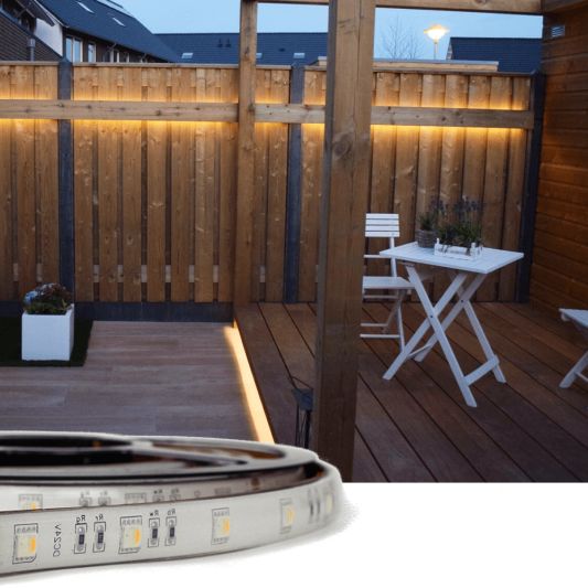 1 meter RGBW Basic led strip voor buiten losse strip