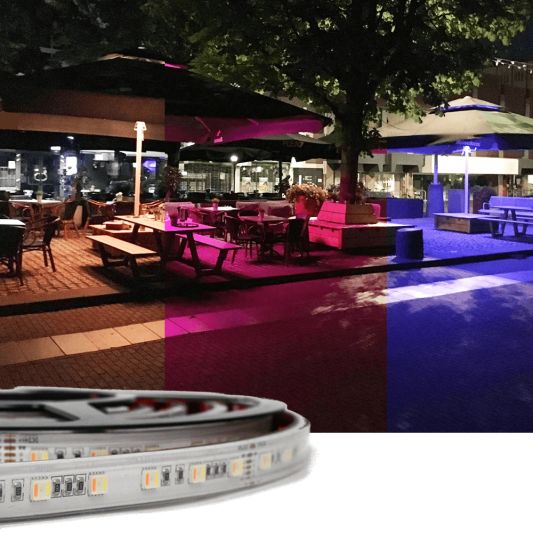 2 meter RGBWW Premium led strip voor buiten losse strip