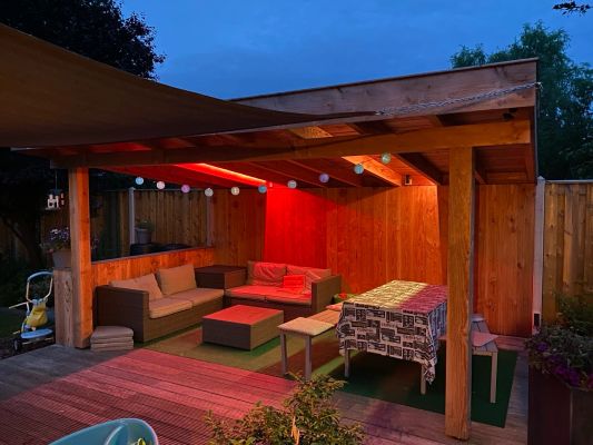 1 meter RGBWW Premium led strip voor buiten losse strip