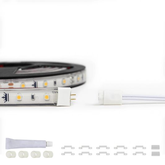 1 meter Warm Wit led strip voor buiten losse strip