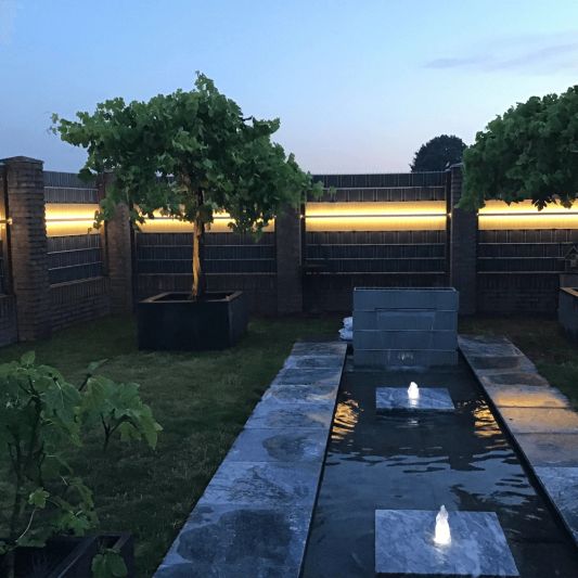 1 meter Warm Wit led strip voor buiten losse strip