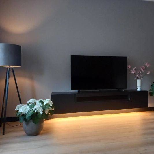 1 meter Warm Wit led strip COB met 504 leds - complete set