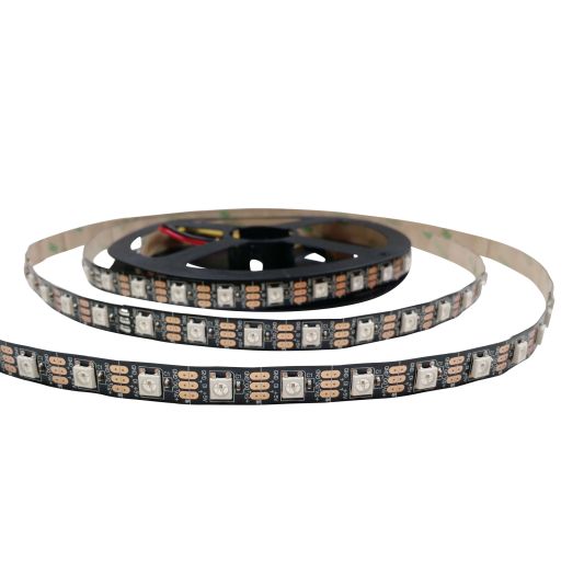 3 meter WS2812b digitale RGB ledstrip Premium - losse strip
