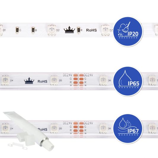 10 meter - 300 LEDS - RGB led strip