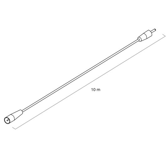10 meter adapter verlengkabel