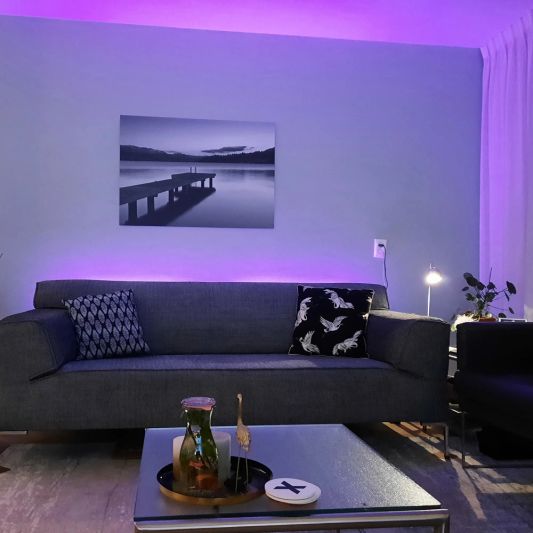 10 meter complete set RGBW led strip met Zigbee controller