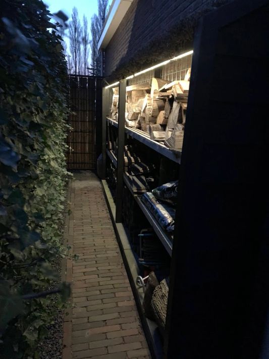 10 meter Helder Wit led strip voor buiten complete set