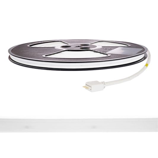 10 meter Neon Led Flex Dual White Midi Top View - losse strip