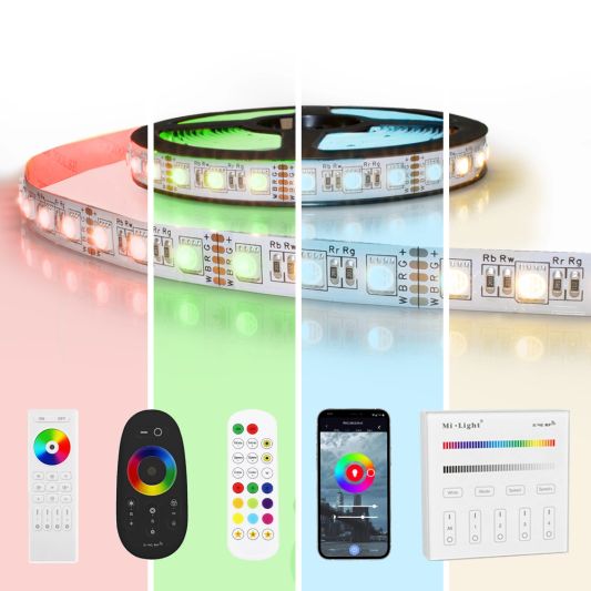 10 meter RGBW led strip | complete set | Premium 72 leds p/m