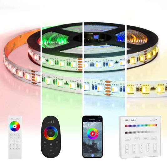 10 meter RGBW led strip | complete set | Pro 96 leds p/m