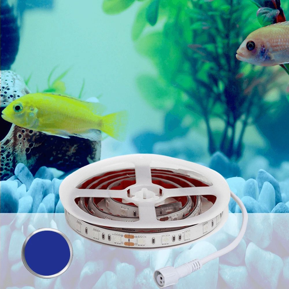 Waterdichte blauwe aquarium led strip 100 t/m 150 cm. - LedstripKoning