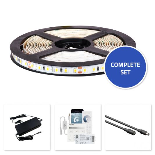 12 METER - 1440 LEDS complete led strip set Daglicht wit