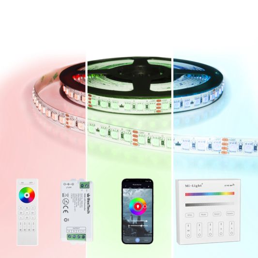 12 meter RGB Pro led strip complete set - 1440 leds