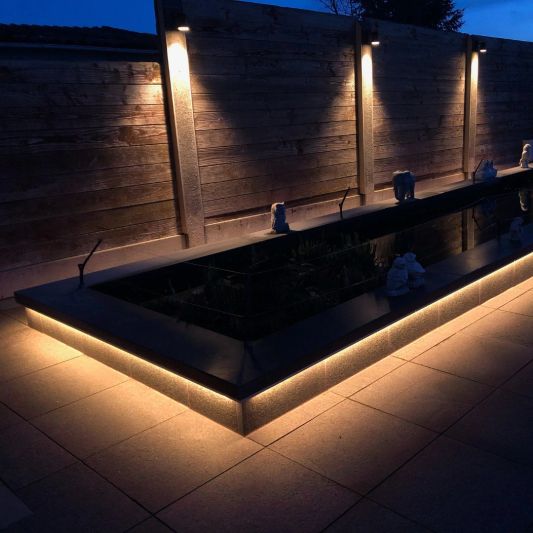 12 meter Warm Wit led strip COB met 600 leds per meter - complete set