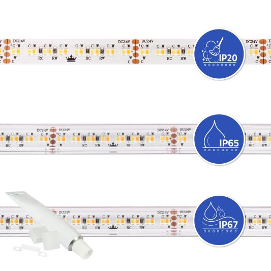 13 meter Dual White led strip complete set - Pro 320 leds