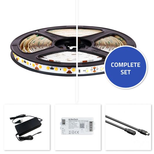 14 meter complete set witte led strip met Zigbee controller