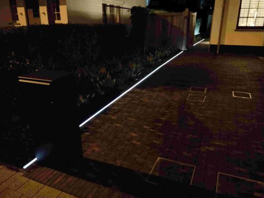 14 meter daglicht wit led strip voor buiten complete set