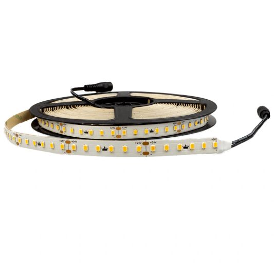 15 meter constant current led strip Premium - IP20 24V - 1 lange lengte - 1800 leds warm wit 2700K