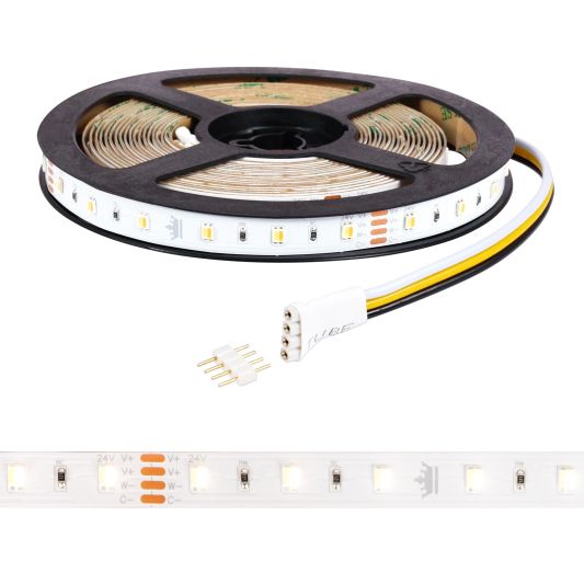 15 meter Dual White led strip complete set - Basic 900 leds