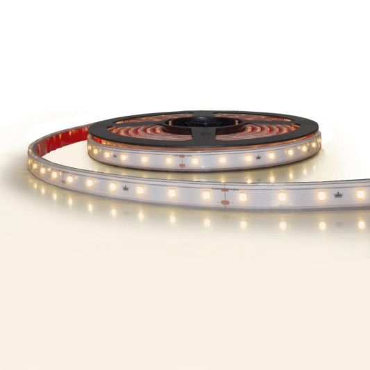 15 meter led strip constant current warm wit waterdicht - 3000 Kelvin - 900 leds 24V