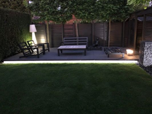 16 meter daglicht wit led strip voor buiten complete set