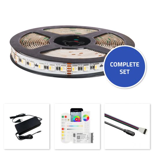 16 meter RGBW led strip | complete set | Pro 96 leds p/m