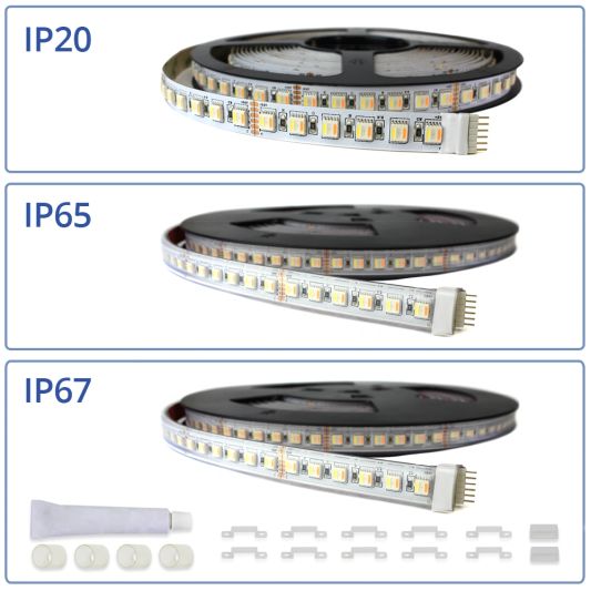17 meter RGBWW led strip Pro met 1632 leds - complete set