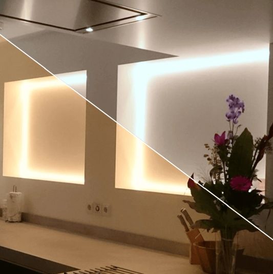 18 meter Dual White led strip complete set - Basic 1080 leds