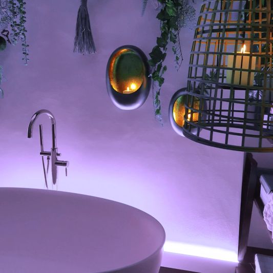 19 meter RGBWW led strip prime met 840 leds p/m - complete set