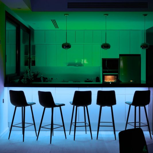 19 meter RGBWW led strip Pro met 1824 leds - complete set