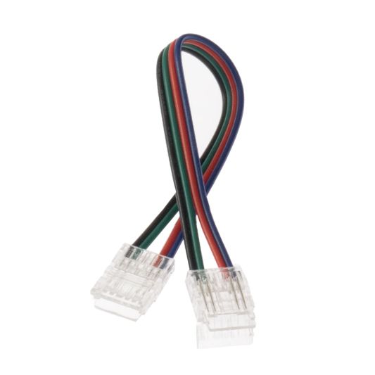 2 COB koppelstukken met kabel ertussen (15cm) - Dual White