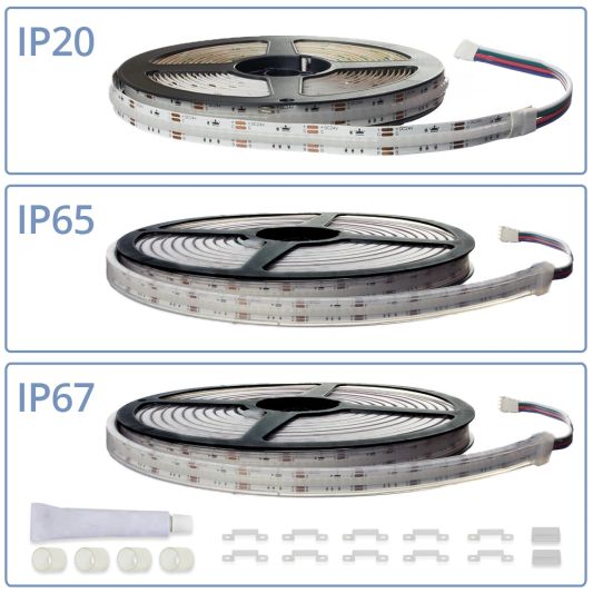 6 meter RGB led strip COB met 840 leds p/m - complete set