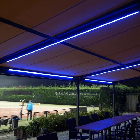 2 meter RGBW led strip voor buiten complete set