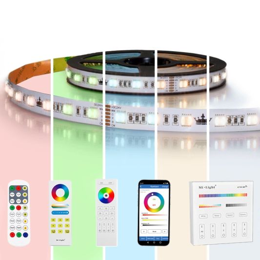 2 meter RGBWW led strip Premium met 120 leds - complete set