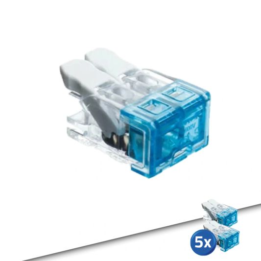 2-weg lasklem set 5 stuks
