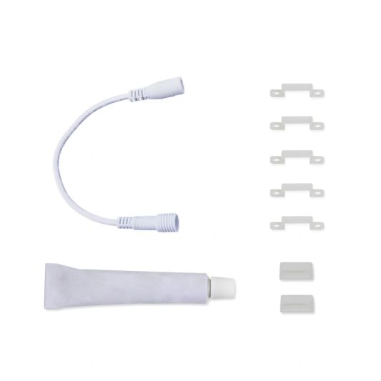 2 x enkele kleur ledstrip 70 - 100 cm - compleet