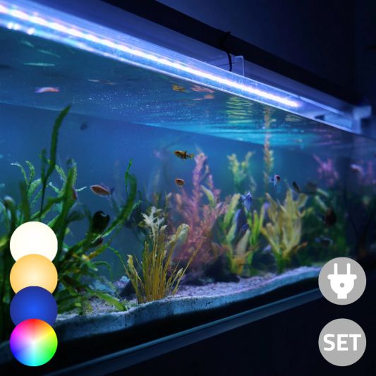 2 x RGB led strip + 1 enkele kleur strip: 200 - 250 cm complete set