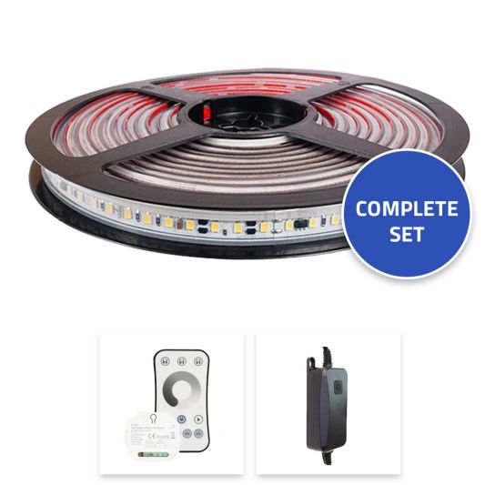20 meter led strip Helder wit BASIC | 230V
