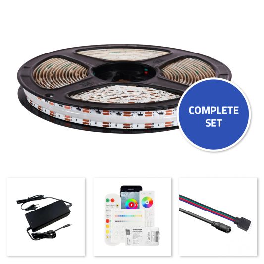 20 meter RGB led strip COB met 840 leds p/m - complete set