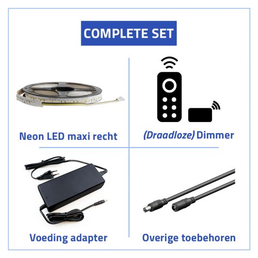 22 meter Dual White led strip complete set - Pro 320 leds