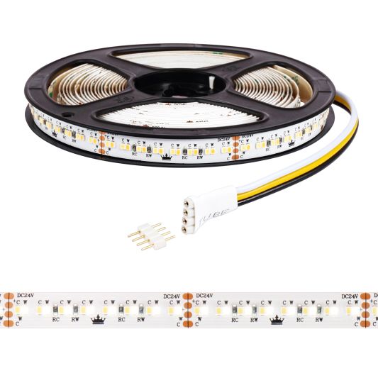 22 meter Dual White led strip complete set - Pro 320 leds