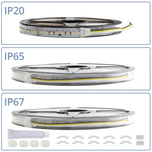 22 meter Dual White led strip complete set - Pro 320 leds