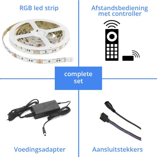 22 meter RGB led strip complete set - 1320 leds