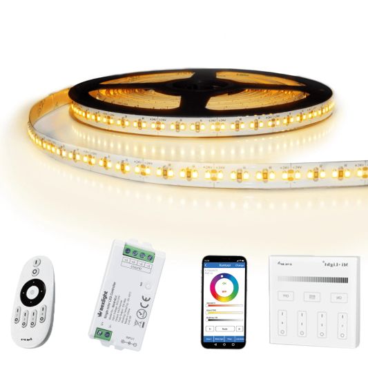 23 meter led strip Warm Wit Pro 420 - complete set